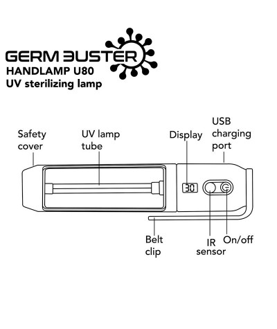 HANDLAMP U80